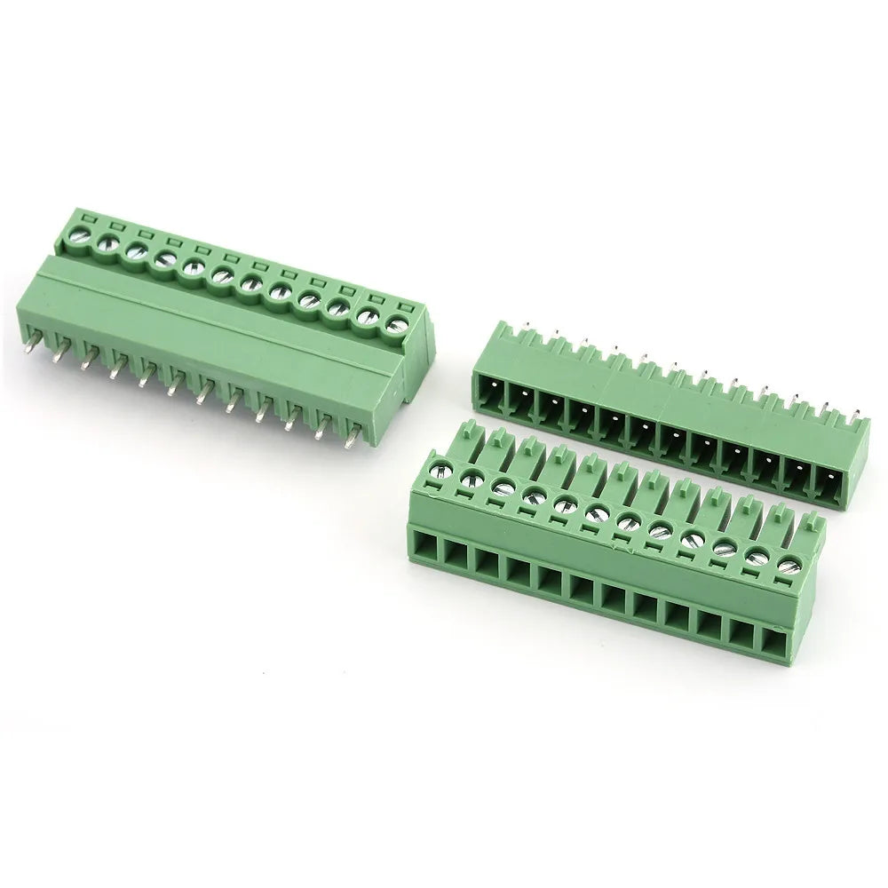 KF2EDG 3.5mm Pitch PCB Screw Terminal Block 2P 3 4 5 6 7 8 9 10 11 12 13~16Pin Male Plug Female Socket Pin Header Wire Connector