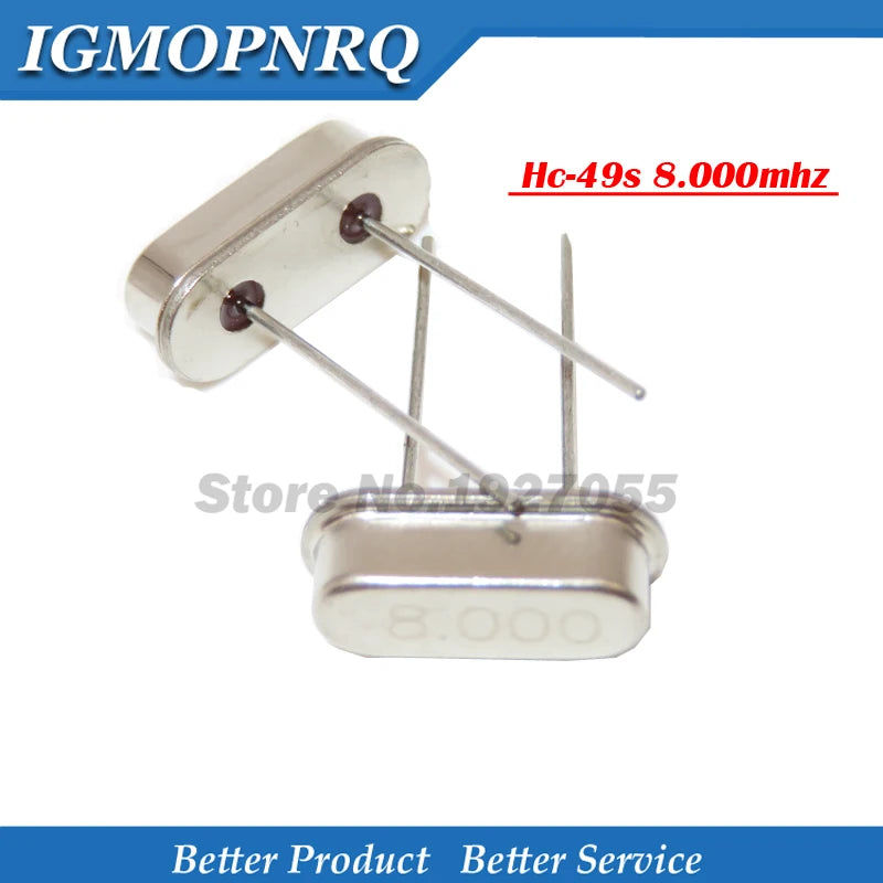 10PCS 4Mhz 6Mhz 8Mhz 12Mhz 16Mhz 20Mhz 24Mhz 32.768K 2*6 32.768K 3*8 HC49S Quartz Crystal Resonator Passive Oscillator HC 49 new
