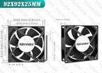 EC Axial Fan 60mm 80mm 90mm 120mm Ball Brushless Fan Cooler AC 110V 120V 220V 230V 240V Computer Case Fan 6025 8025 9225 12038