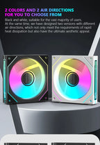 JUMPEAK MX120 240mm Modular Wireless Splicing PC 120mm Case Cooling Fan ARGB Infinite Mirror Effect For Computer Water Cooler