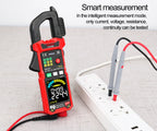 GVDA Digital Clamp Meter Multimeter Auto Range True RMS NCV DC AC Voltage Inrush Current Temperature Tester Automatic Voltmeter