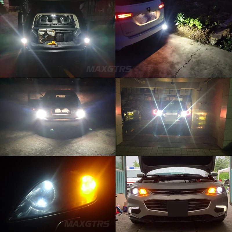 2Pcs 1400LM Super Bright T15 W16W LED No Error 4014 SMD 921 912 LED Lamp for Car Back up Reverse Lights CANBUS 6500K White