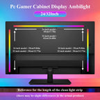 RGB Screen Backlight Strip Light 5V USB Bluetooth 24Keys Remote Kit Music Sycn Atmosphere APP Dreamy for Party Gaming Room Decor