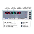 TOMZN Dual Power Automatic Transfer Switch Relay Over Under Voltage Current Protection with LED Display and Overload Cut Off