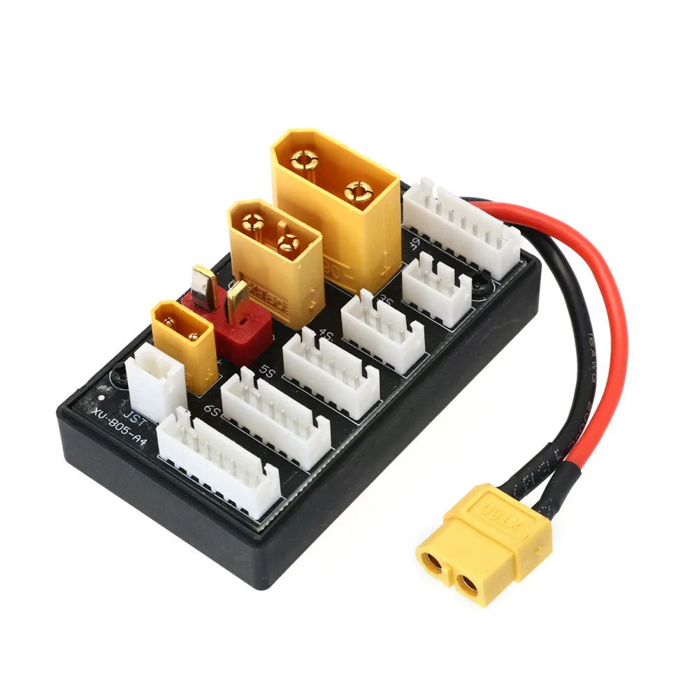 XT30 XT60 XT90 JST T Plug 2-6S Parallel Charging Board Lipo Battery Charger Connector for Imax B6 B6AC ISDT Q6 Lite Charger