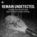 UltraFire 502IR IR 850/940nm Infrared Flashlight Night Vision Illuminator LED Torch 18650 Invisible Light for Hunting Coyote