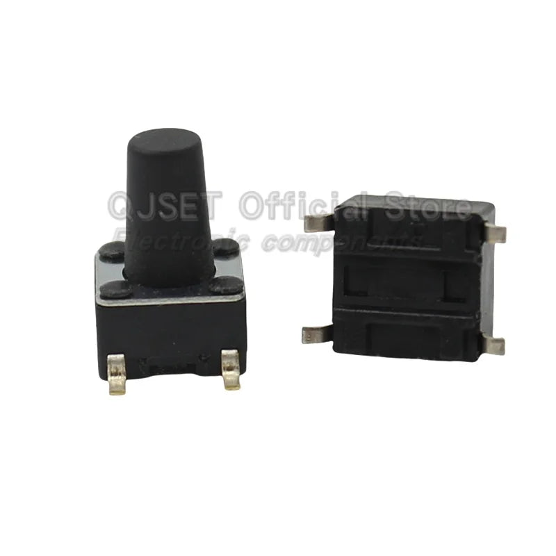 20pcs SMD Tactile Switch 6*6*4.3mm 6x6x5/6/7/8/9/10/11/12/13/14mm 6X6 4-Pin SMT Induction Oven Touch Tactile Button Micro Switch