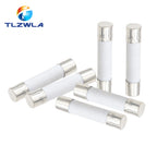 10PCS 5X20MM 6X30MM Fast Blow Ceramic Fuse 5*20mm 250V 0.1A 0.25A 0.5A 1A 1.5A 2A 2.5A 3A 3.15A 4A-30A Slow Break The Fuse Tube