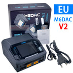ToolkitRC M6DAC PRO V2 Intelligent Charger Dual Channel AC 200W DC 800W 16A Lithium Battery 1S 2S 3S 4S 5S 6S LiHV Lipo PD65W