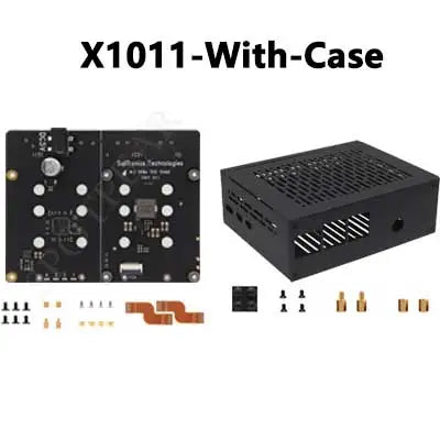 X1011 Raspberry Pi5 PCIe to M.2 NVMe 4-Ports SSD Board HAT Pi 5 Four-Times 2280