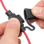12V 30A Mini Blade Car Fuse Holder Waterproof Fuse Socket in Line Cutoff Switch Adapter Splash-proof Box Fuse Holder