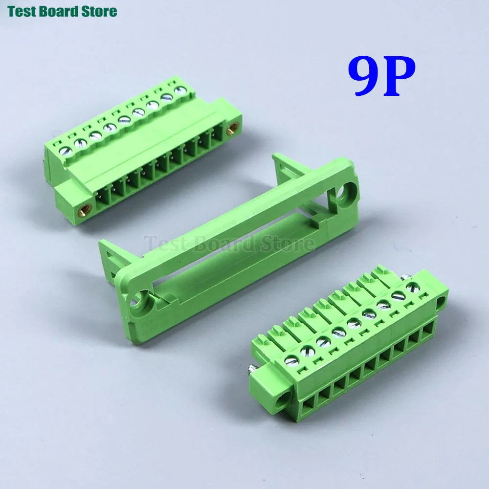 1Set 15EDGWC Pitch 3.81mm 2P/3P/4P/5P/6P/7P/8P/9P/10P/12P/16P/24P Pluggable Terminal Block Connector