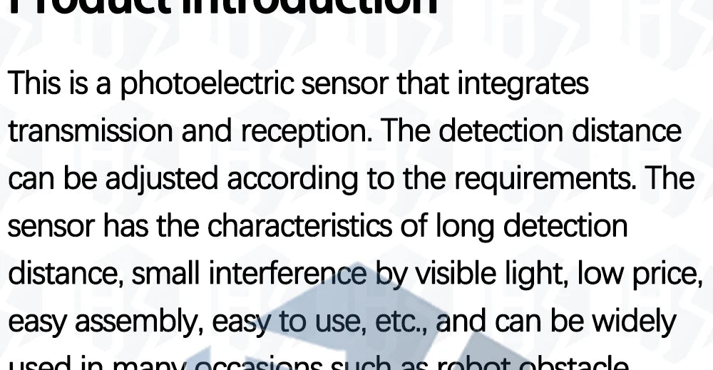 E18-D80NK Infrared Obstacle Avoidance Reflective Photoelectric Sensor with Adjustable 3-80cm Detection Range for Smart Car Robot