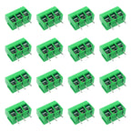 10/50PCS PCB Terminal Block Connector Pitch 5.0mm KF301 Straight Pin 2P 3P Screw PCB Terminal Blocks Connector Assortment Kit