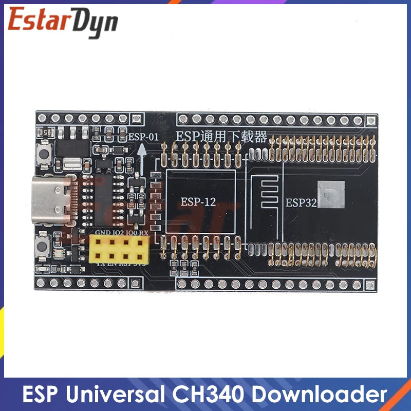 ESP8266 ESP32 Development Board Test Programmer Socket Downloader for ESP-01 ESP01S ESP12 ESP32