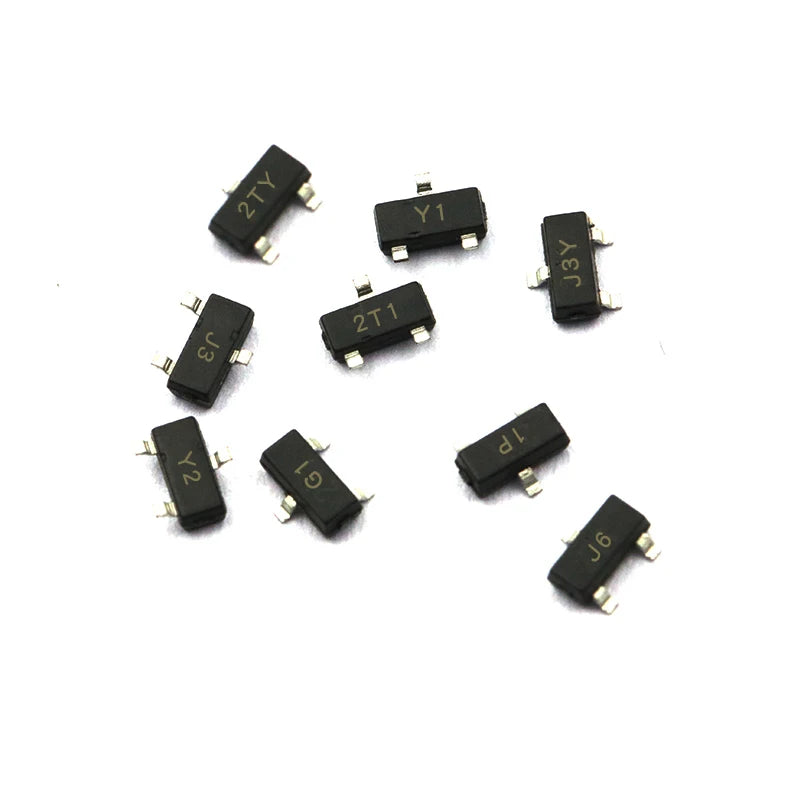 50PCS S8050 SS8550 2N4401 Printed J3Y NPN Power Transistor SMD Triode Package SOT23
