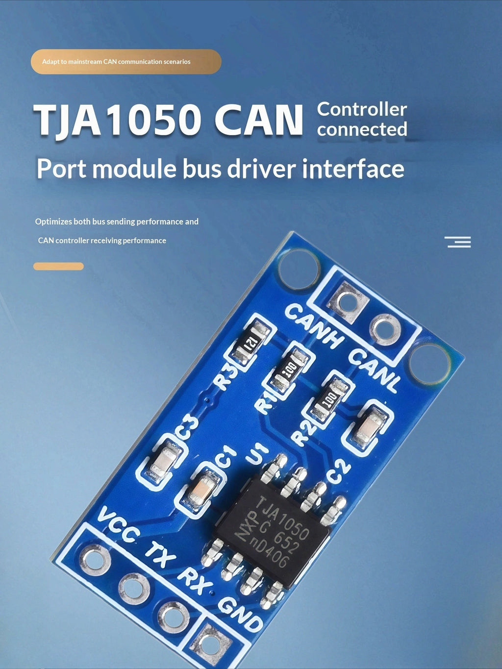 5-10pcs CAN Bus Transceiver Board TJA1050 High Speed Communication Unit For Arduino STM32 Microcontroller