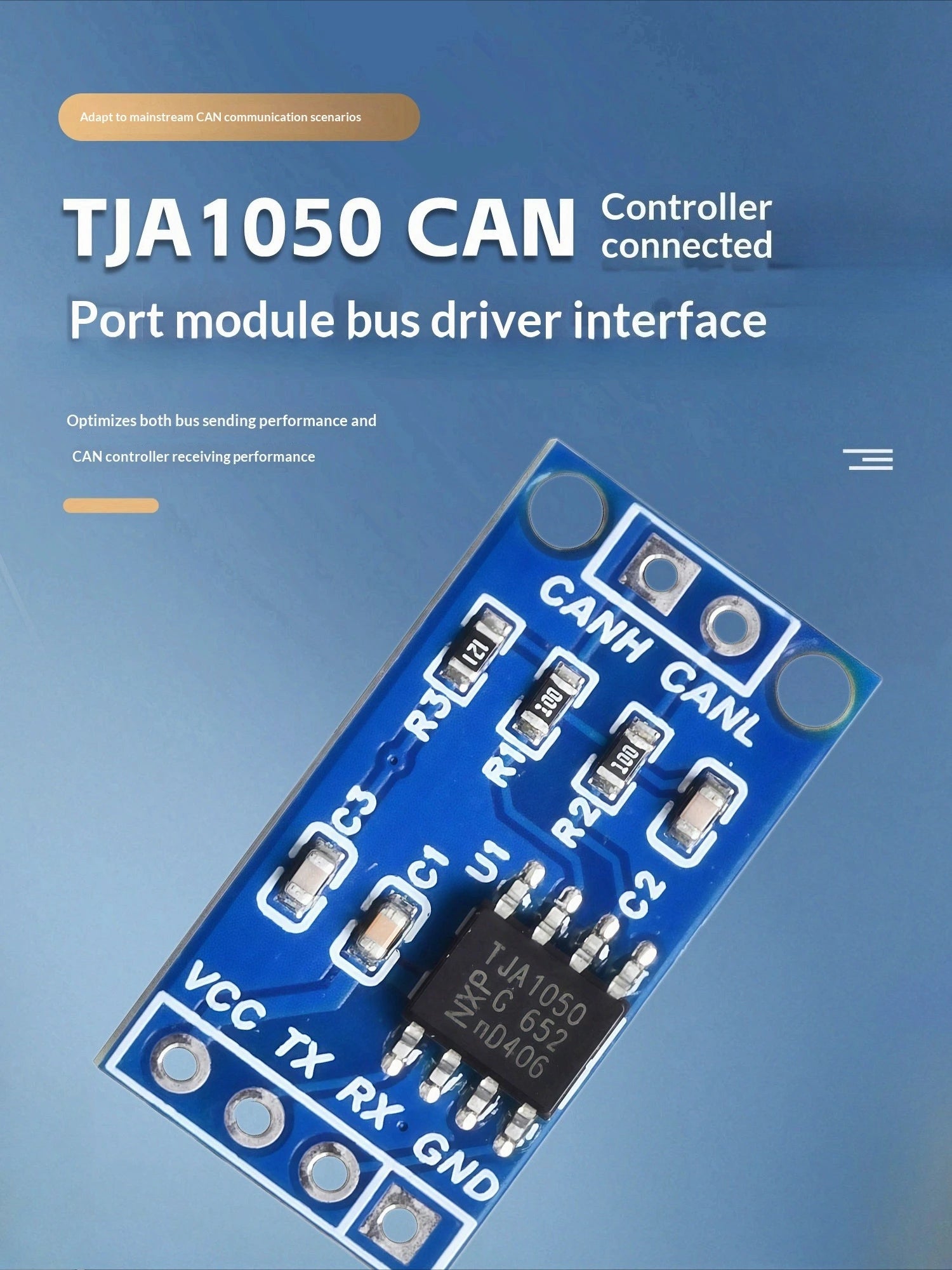 5-10pcs CAN Bus Transceiver Board TJA1050 High Speed Communication Unit For Arduino STM32 Microcontroller