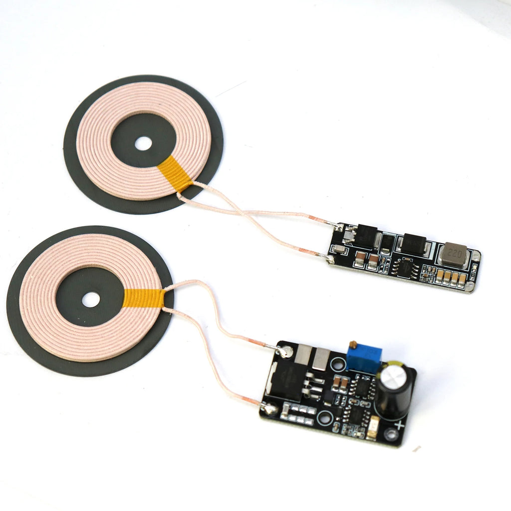 60W Wireless Power Supply Transmitter Receiver module for Robot Wireless Charging Coil High Efficiency Magnetic isolation sheet