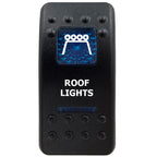 12V Marine Grade Rocker Switch SPST/ON OFF, DPDT/(ON) OFF (ON) Blue Led Light Bar for Carling ARB NARVA Replace Waterproof IP66
