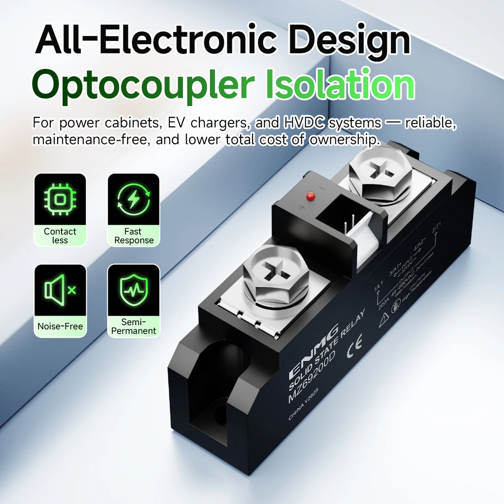 ENMG MZ69150D Industrial Grade High Power Solid State Relay SSR DC Input AC Output Opto Isolated Long Life No Contact Heating