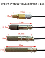 Probe temperature and humidity transmitter RS485 Modbus-RTU SHT30 SHT35 industrial grade high-precision WaterProof sensor 5-24V
