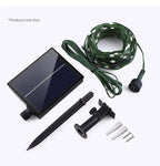 Leather LED Solar String Fairy Lights 100M Christmas Lights Waterproof Outdoor Garland High-Power Solar Lamp For Garden Decor