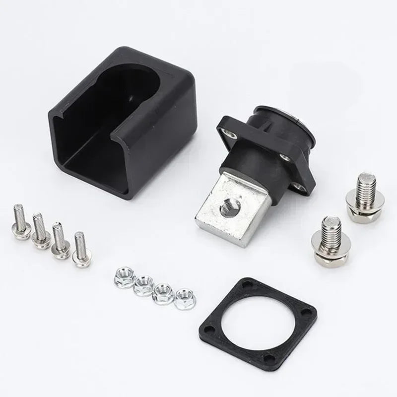 100A 120A 150A 200A 300A 400A 500A Lilthium Battery Copper Terminal Block High Current Through Wall New Energy Storage Connector