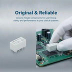 12V Coil Bistable Latching Relay HFD2-005-S-L2-D DPDT 1A 30VDC 125VAC Reliable for DIY Electric Circuit Experiment Projects