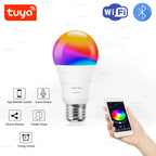 Bluetooth/WiFi LED Light Bulb E27 15W 20W 110V 220V RGB RGBCW Dimmable Led Bulbs Led Lamp For Alexa Google Home Tuya Smart Life