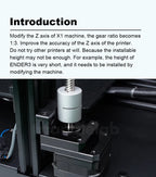 Trianglelab Nema 17 Geared Stepper Motor 3:1 Reducting Stepping Motor For Prusa I3 MK3S Extruder Change 3:1 Gear Ratio