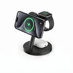 3in1 Qi2.2 25W Fast Wireless Charging Station 45W PD Plug For iPhone 17 16 Pro Max Plus Apple Watch Ultra SE 3 11 10 AirPods