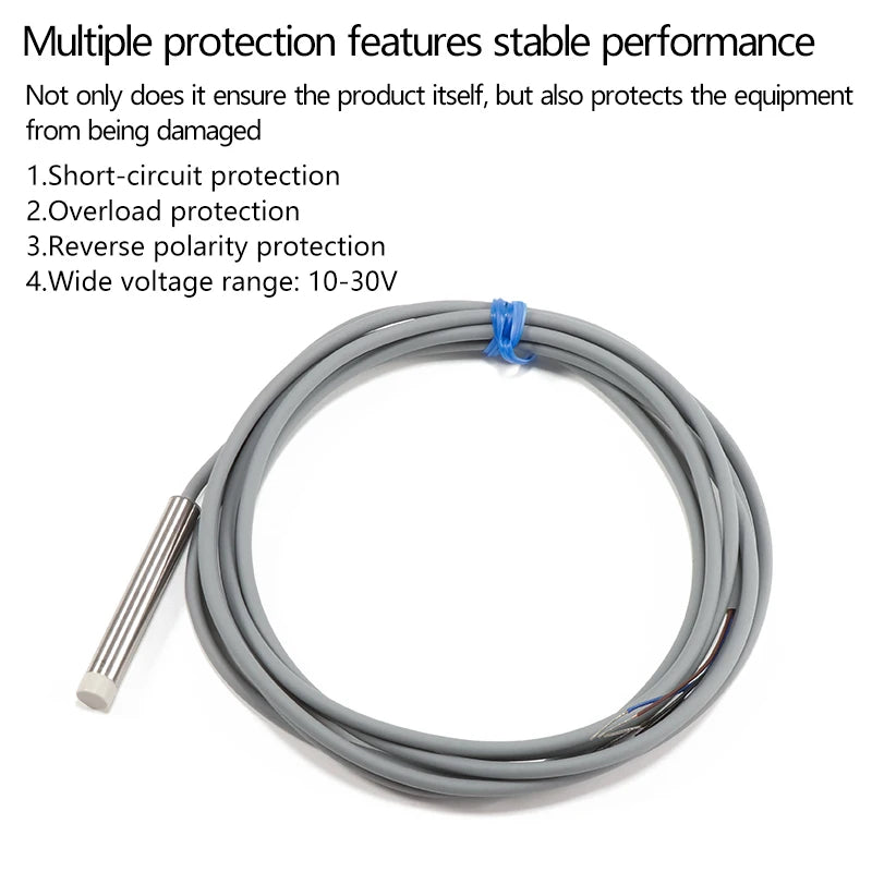 6.5 Capacitive proximity switch, material level, liquid level, material sensor, non-metallic sensor switch, water glass, wood