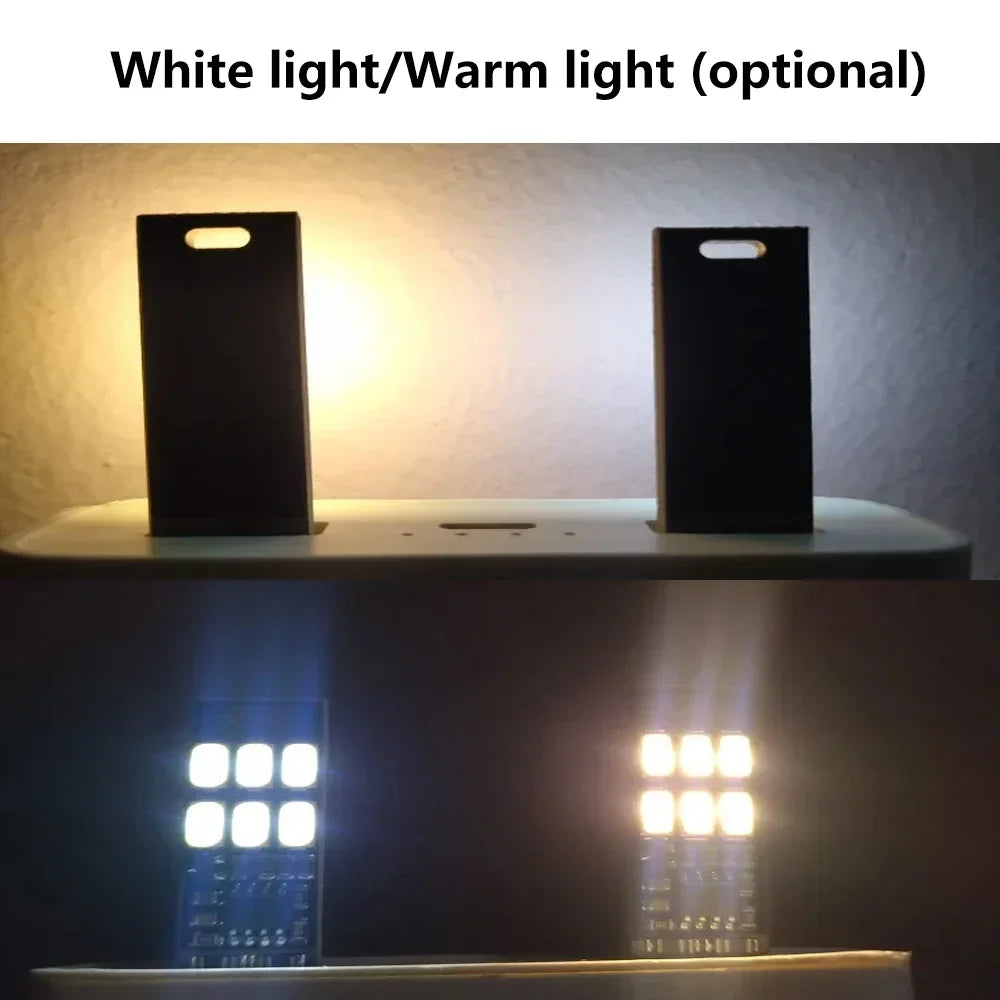 10/5/1PCS Mini 5730 USB Night Light 6 LED Light 5V Touch Sensor Dimmable for Power Bank Computer Laptop Book Reading Table Lamp