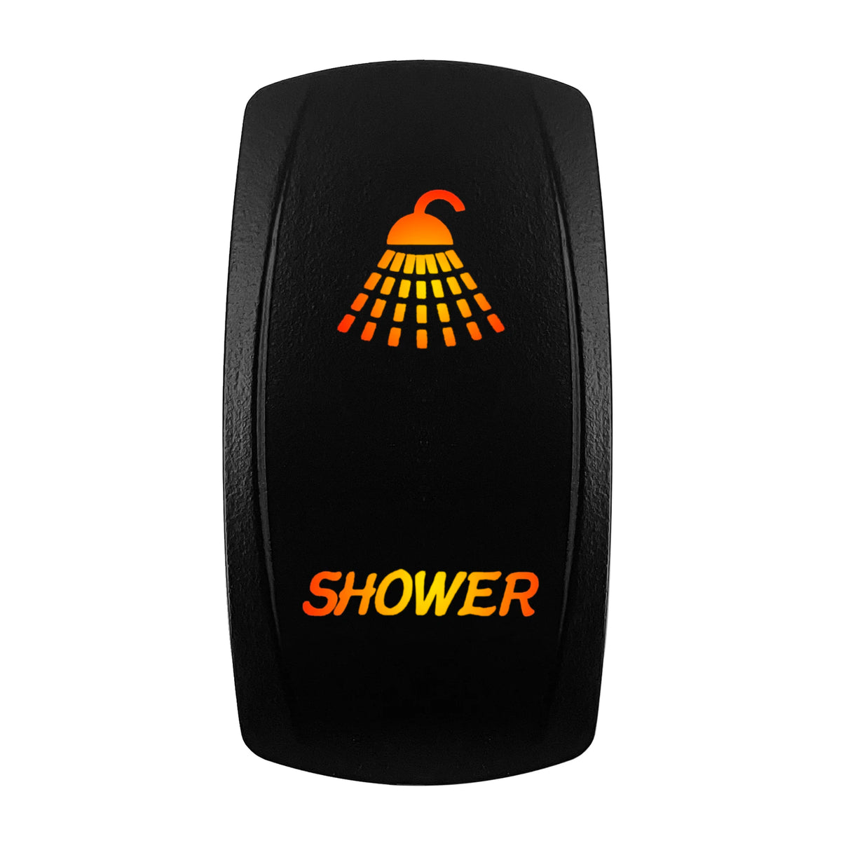 12V-24V Orange Led Rocker Switch Waterproof 20A Amber Light SPST DPDT Toggle Key for Car Boat ATV Camper Motorhome Auto Machine