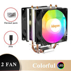 CPU Air Cooler X79 X99 3Pin PWM 4Pin Quiet Processor Cooling Fan For Intel LGA 1151 1155 1200 1700 2011 AMD AM3 AM4 PC Radiator