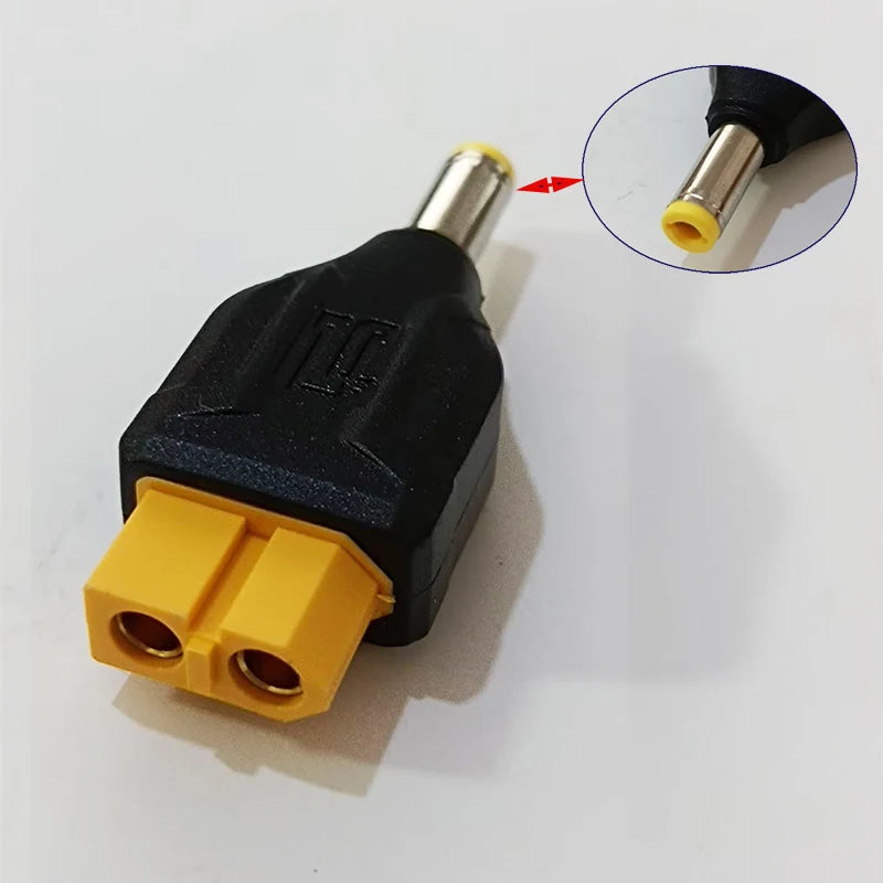 XT60 Conversion Plug Adapter, Model Airplane Battery Charging Conversion Plug XT60 to DC5.5*2.1/5.5*2.5/Type-C Female Connector