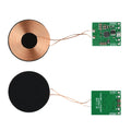 Small Coil Wireless Charging Receiver Module PCBA Built-In 3.7V Lithium Battery Modification Program For DIY Electronic Devices