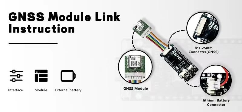 Heltec New Mesh Node T114 V2 Meshtastic Tracker nRF52840 SX1262 LoRaWAN LoRa Arduino BLE  Positioning Devboard