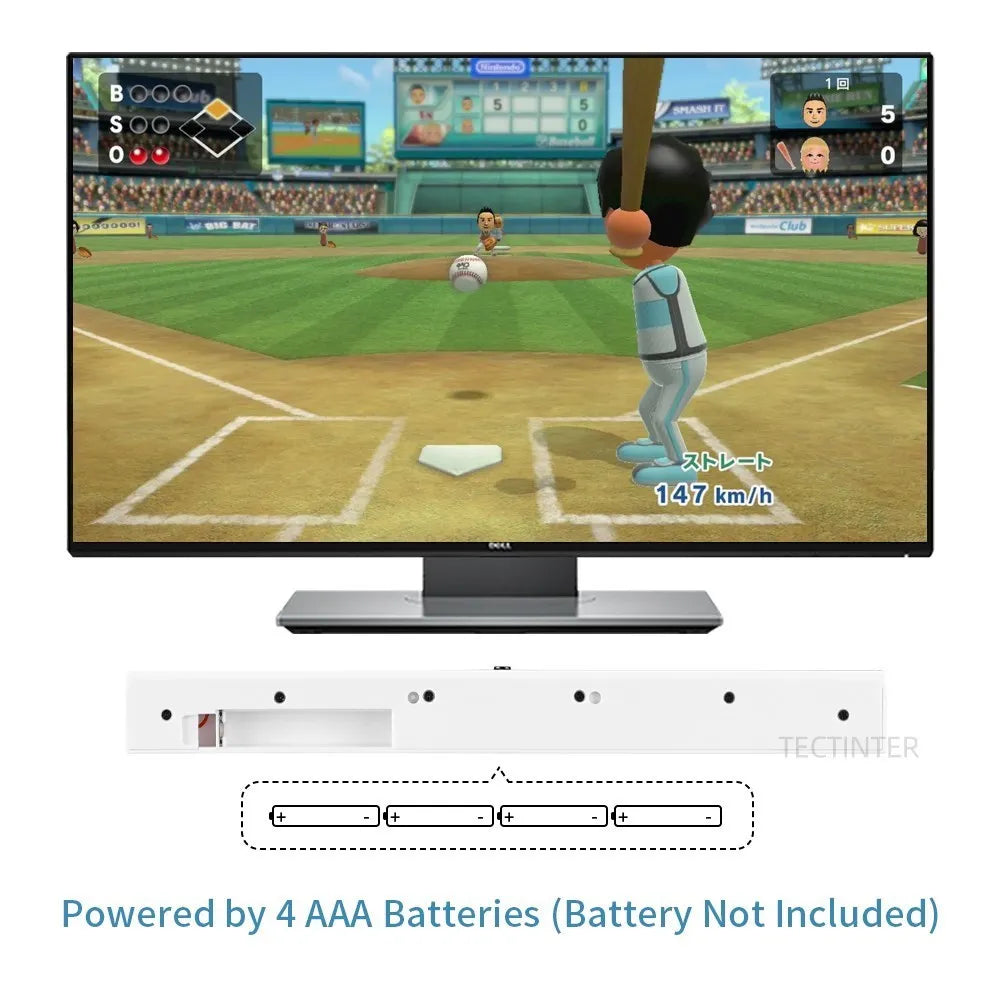 Wired /Wireless Infrared IR Signal Ray Sensor Receiver Bar For Wii Bluetooth Sensor Remote Bar Receiver Holder For Wii