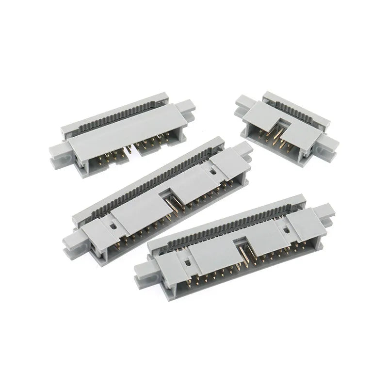 5pcs 2.54MM IDC Type Box Header Male Headers 10/14/16/18/20/30/34/40/50 PIN Connector for 1.27mm Pitch Flat Cable