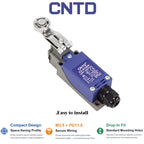 CNTD CZ-8105N Vertical Limit Switch IP65 5A 250VAC SPDT NO NC Roller Lever Micro Switch for CNC Machine