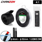 1.22M 2.5M 4:1 4-52mm Heat Shrink Tube With Glue Double Wall Adhesive Lined Wire Waterproof Marine Grade Heated Shrinkable Wrap
