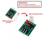 1-5pcs KY-008 650nm Laser Transmitter Module with Laser Sensor Module Non-Modulator Tube Laser Receiver Module Kit for Arduino