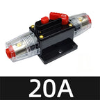 20A to 300A 12V-48V Circuit Breaker Power Protect Fuse Trolling with Manual Reset Waterproof Car Boat Manual 30A 80A 100A 300A