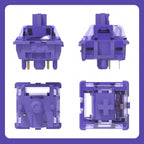 KBDiy Asura Switch Tactile MX Switches 50g for Gaming Mechanical Keyboard KIT Purple Factory Lubed Custom DIY 5Pins GMK67 Hi75