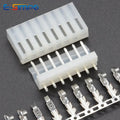 20Sets CH3.96 3.96mm 2/3/4/5/6/7/8/9/10/11/12Pin Receptacle Female Housing Socket + Terminal +straight Wafer Pin Header Kit