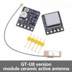 ATGM336H GT‑U8 GPS BDS Beidou Dual‑Mode GNSS Module Satellite Positioning Navigation Module With Ceramic Antenna for Arduino