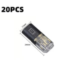 Double Wire Plug-in Connectors with Locking Buckle Car Wire 2 Way Terminal Block Waterproof Quick Connector Cable Clamps
