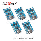 5V 1A 18650 TP4056 Micro/Type-c/Mini Lithium Battery Charger Module Charging Board With Protection Dual Functions Li-ion.